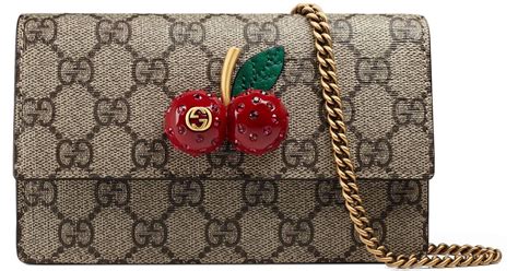 gucci purse with cherries|Gucci sling bag with cherry.